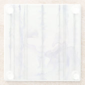 Waterverf Violet Free Expression Glazen Onderzetter (Achterkant)