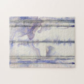 Waterverf Violet Free Expression Legpuzzel (Horizontaal)