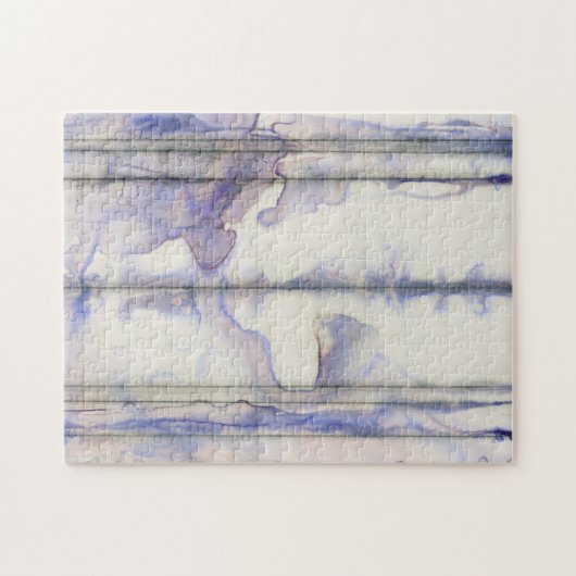 Waterverf Violet Free Expression Legpuzzel (Horizontaal)