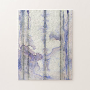 Waterverf Violet Free Expression Legpuzzel