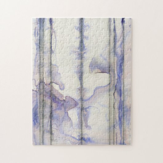 Waterverf Violet Free Expression Legpuzzel (Verticaal)