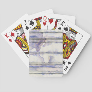 Waterverf Violet Free Expression Pokerkaarten