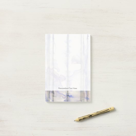 Waterverf Violet Free Expression Post-it® Notes (Op bureau)