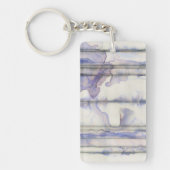 Waterverf Violet Free Expression Sleutelhanger (Voorkant)