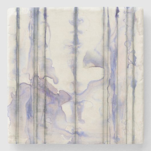 Waterverf Violet Free Expression Stenen Onderzetter (Voorkant)