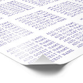 Waterverf Violet Pioen Bruiloft Zitkaarten Foto Afdruk (Hoek)