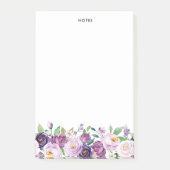 Waterverf Violet Purple Flowers Post-it® Notes (Voorkant)