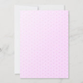 Waterverf Violet Rozen Polka Dots RSVP Kaart (Achterkant)