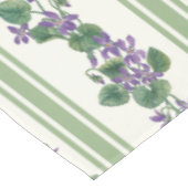 Waterverf viooltjes en strepen tafelkleed (Gekanteld)