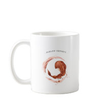 Waterverf Virgo Astrology Zodiac Sign | Monogram