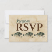  Waterverf Vis Opvang RSVP (Voorkant)