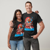 Waterverf vis. t-shirt (Unisex)