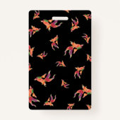 waterverf vis Teacher Hall Pass Badge (Voorkant)