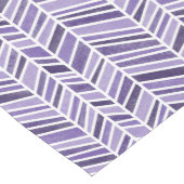 Waterverf visgraatpatroon, tonale Paarse Medium Tafelloper (Hoek)