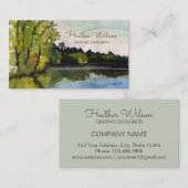 Waterverf Visitekaartje (Voorkant / Achterkant)