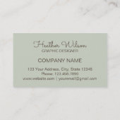 Waterverf Visitekaartje (Achterkant)