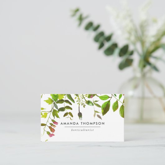 Waterverf Visitekaartje (Staand voorkant)