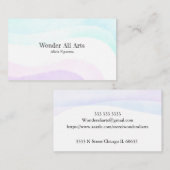 Waterverf Visitekaartje (Voorkant / Achterkant)