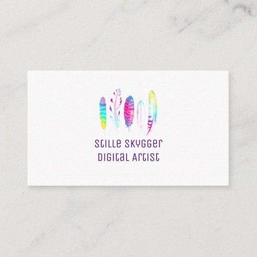Waterverf Visitekaartje (Voorkant)