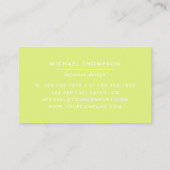 Waterverf Visitekaartje (Achterkant)