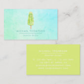 Waterverf Visitekaartje (Voorkant / Achterkant)