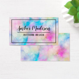 Waterverf Visitekaartje