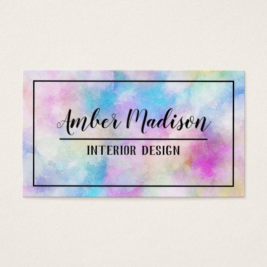 Waterverf Visitekaartje (Voorkant)