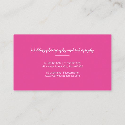 Waterverf Visitekaartje (Achterkant)