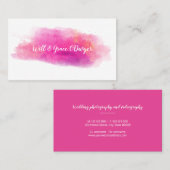 Waterverf Visitekaartje (Voorkant / Achterkant)