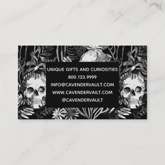 Waterverf Visitekaartje (Achterkant)