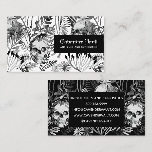 Waterverf Visitekaartje (Voorkant / Achterkant)