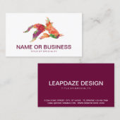 waterverf visitekaartje (Voorkant / Achterkant)