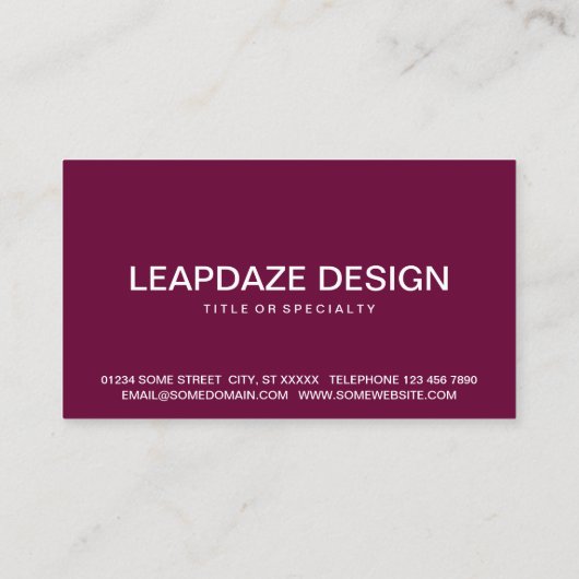 waterverf visitekaartje (Achterkant)