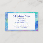 waterverf visitekaartje (Achterkant)