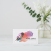 Waterverf Visitekaartje (Staand voorkant)