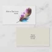 Waterverf Visitekaartje (Voorkant / Achterkant)