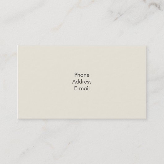 Waterverf Visitekaartje (Achterkant)