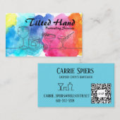 Waterverf Visitekaartje (Voorkant / Achterkant)