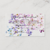 Waterverf Visitekaartje Afsprakenkaartje (Achterkant)