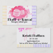 Waterverf visitekaartje brei- en haakwerk (Voorkant / Achterkant)