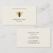 Waterverf  Visitekaartje honingbijen (Voorkant / Achterkant)