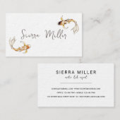 Waterverf visitekaartje koi (Voorkant / Achterkant)