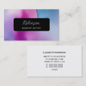 Waterverf Visitekaartje opnieuw instellen (Voorkant / Achterkant)