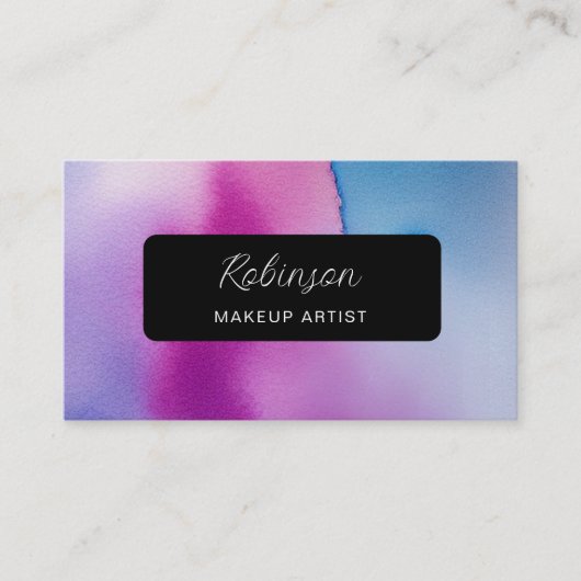 Waterverf Visitekaartje opnieuw instellen (Voorkant)