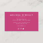 Waterverf Visitekaartje regenboogpartij (Achterkant)