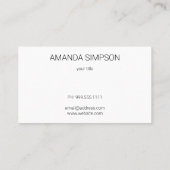 Waterverf, visitekaartje van witte Calla lily (Achterkant)