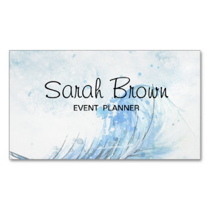 Waterverf visitekaartje voor Event Planner Magneet