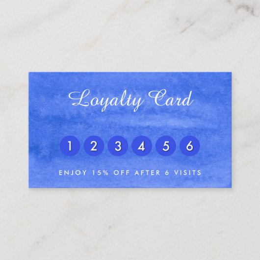 Waterverf visitekaartjes (Voorkant)