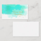 Waterverf Visitekaartjes (Voorkant / Achterkant)