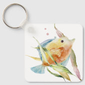 WATERVERF VISSEN, VACATIERENHUUR SLEUTELHANGER (Voorkant)